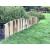 Lawn Wooden Garden Edging Curved Two Pack - view 3