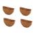 Coco Wall Basket Liner Planter Garden Flower Pot Manger Box Large 60cm Set of 4 - view 1