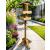 Slate Roofed Wooden Dual Bird Tables and Feeding Stations - view 3