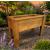 Raised  Planter on Legs Trough Wood Ready Made Large - view 2