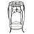 Extra Tall Scrolled Metal Tall Raised Plant Pot Stand - view 2