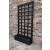 Black Wooden Garden Planter Box Tall Roses & Vines Trellis - view 2