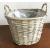 Square Willow Wicker Basket Container Planter - view 1