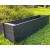 Wooden Planter Garden Outdoor Container Trough Charcoal Black 0.9m - view 3