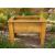 Outdoor Garden Tall Planter on Legs Trough Wood Medium - view 2