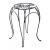 25cm Scrolled Metal Tall Raised Plant Pot Stand - view 1