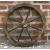Decorative Burntwood Garden Wooden Wagon Wheel  - view 1