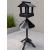 160cm Black Wooden Bird Feeding Station with Squirrel Guard Handmade Garden Bird Table  - view 2