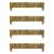 Border Fixed Log Roll Garden Fence Lawn Edging Set of 4 - view 1