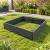 Black Wooden Raised Garden Bed 120cm x 120cm Heavy Duty Vegetable Planter - view 2