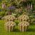 Wooden Log Rolls Lawn Grass Border Edging 20cm High Pack of 4 - view 1