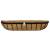 Garden Wall Metal Basket Trough 36" (90cm)  - view 1