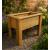 Outdoor Garden Tall Planter on Legs Trough Wood Medium - view 1
