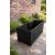 Extra Large Heavy Duty Wooden Vegetable Planter Box Black  - view 2