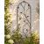  Black Metal Garden Trellis Bird and Leaf Design - view 1
