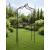 Garden Trellis Arch Fleur de Lys Black - view 3