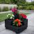 Black 3-Tiered Raised Garden Wooden Herb & Vegetable Planter - view 2