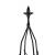 Extra Large Metal Garden Black Obelisk Orton 210cm - view 2