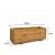 Handmade Wooden Raised Garden Planter Box 100x25x33cm - view 3