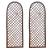 Willow Garden Trellis Round Top Wall Panel Extra Strong Set of 2 - view 1