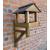 Wall Mounted Wooden Bird Table with Slate Roof - view 2