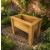 Outdoor Garden Tall Planter on Legs Trough Wood Medium - view 3