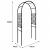 Oriane Garden Arch with Decorative Lattice Sides - view 4
