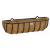 Garden Wall Trough Planter Baskets Country Forged  76cm Set of 2 - view 2