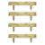 Fixed Log Panel Garden Edging Horizontal Board 14cm 4Pcs - view 1
