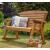 Hetton Wooden Rocking Bench - view 4