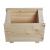 Small Wooden Planter Balcony Flower bulb Pot Untreated - view 3