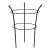 Set of 2 x Metal Garden Black Peony Cage Plant Support Frames - view 2