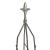 Garden Obelisk Metal Climbing Plant Support French Grey - view 2