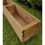 Log Style Wooden Flower Planter Heavy Duty Large 120 cm - view 3