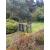 Garden Arch with Gate Climbing Plant Arbour Black - view 2