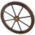 Decorative Burntwood Garden Wooden Wagon Wheel  - view 2