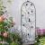  Black Metal Garden Trellis Bird and Leaf Design - view 3