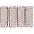 Set of 4 Extra Strong Willow Garden Wall Trellis Panels - view 1