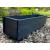 Wooden Planter Garden Outdoor Container Trough Charcoal Black 0.9m - view 1