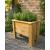 Planter with Legs Trough Wood Extra Depth - view 1