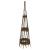 120cm Rustic Natural Willow Bandedl Garden Obelisk - view 1