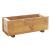 Set of 2 x 60cm Wooden Rectangular Garden Planter Trough - view 2