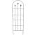 Curved Top Leaf Vintage Finish Garden Trellis Panel - view 1