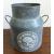 Metal Tin Milk Churn Flower Vase Vintage Style  - view 2