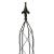 Deluxe Garden Plant Support Obelisk Black 160cm - view 3