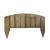 Lawn Wooden Garden Edging Curved Four Pack - view 2