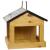 Hanging Wooden Wild Bird Table Seed Feeding Tray - view 3