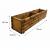 Rustic Log Style Wooden Trough Planter Long Heavy Duty Garden Planter 130cm - view 4