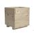 Square Wooden Planter Balcony Flower Pot Untreated - view 3