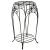 Extra Tall Scrolled Metal Tall Raised Plant Pot Stand - view 1
